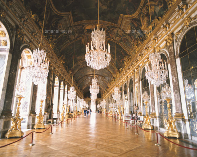 ベルサイユ宮殿の鏡の間 パリ フランス01765007511｜ 写真素材・ストックフォト・画像・イラスト素材｜アマナイメージズ